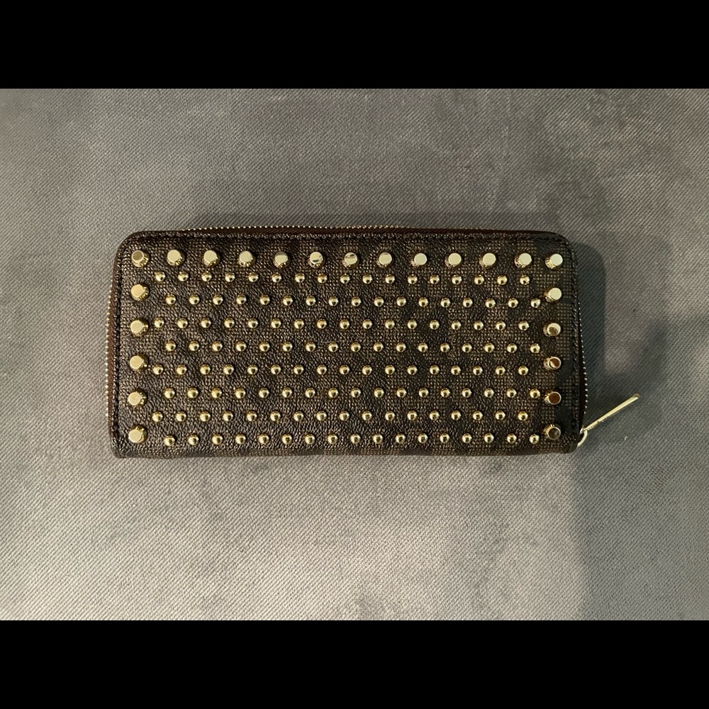 Michael Kors studded wallet